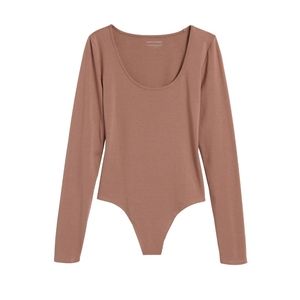 Petite Soft Bodysuit Scoop Neck